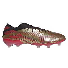 Adidas Nemeziz.1 Fg M FY0758 football boots grey/silver, gold golden