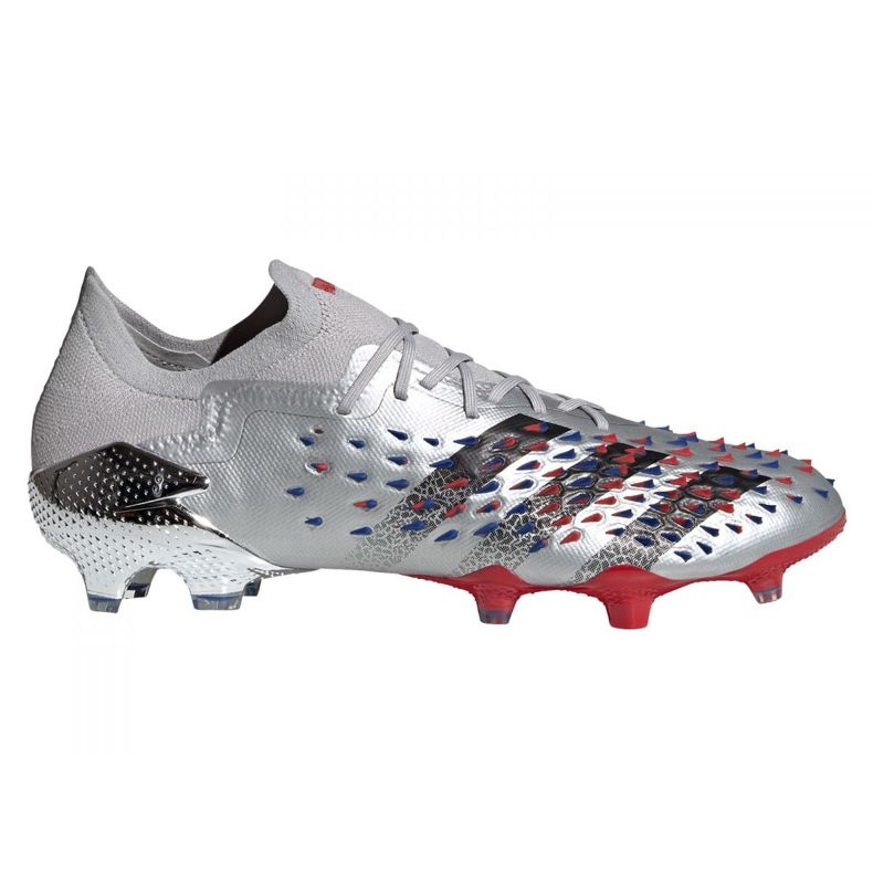 Adidas Predator Freak.1 Low Fg M FY1051 football boots grey silver