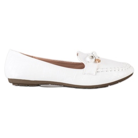 Kayla Casual Eco Leather Loafers white