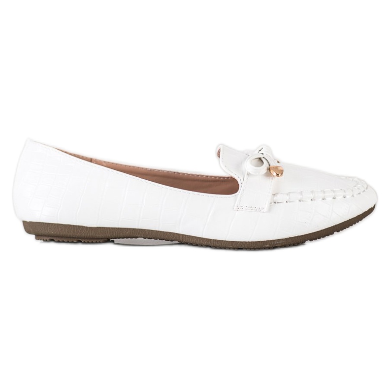 Kayla Casual Eco Leather Loafers white Kayla Casual Eco Leather Loafers white