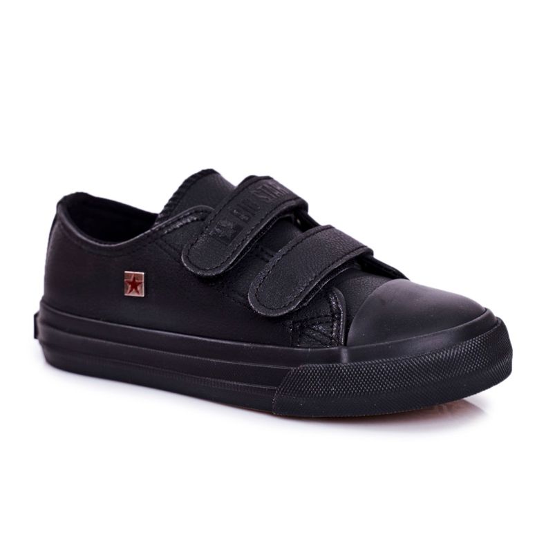 Children's Shoes Sneakers Big Star With Velcro Black GG374009 Children's Shoes Sneakers Big Star With Velcro Black GG374009