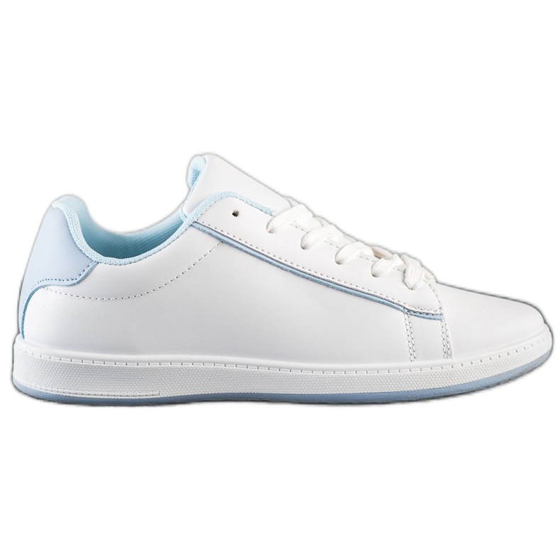 SHELOVET Low-top Sneakers With Eco Leather white