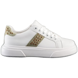 SHELOVET Sneakers With Ornaments white