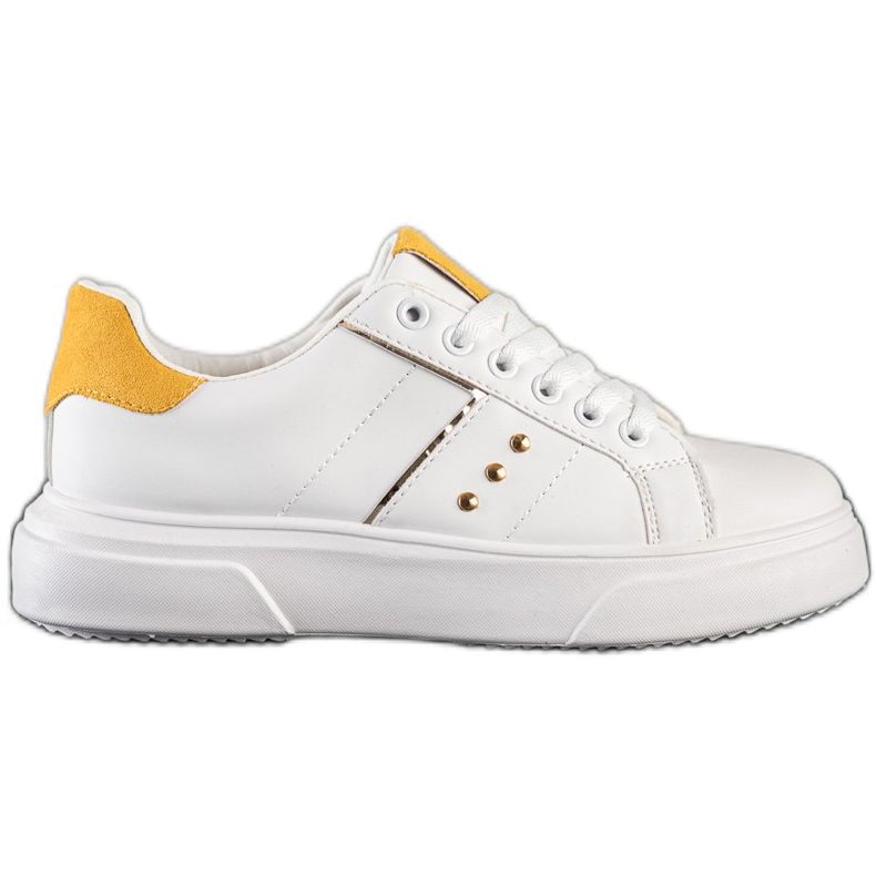 SHELOVET Eco Leather Sneakers white