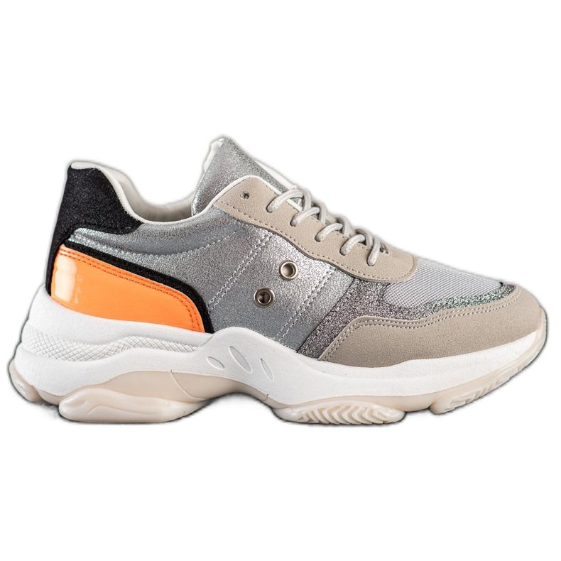 SHELOVET Comfortable fashionable sneakers silver multicolored SHELOVET Comfortable fashionable sneakers silver multicolored