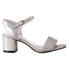 Goodin Comfortable Sandals On A Bar silver