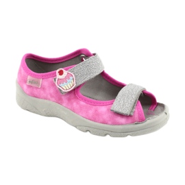 Befado children's shoes 969X163 pink silver Befado children's shoes 969X163 pink silver