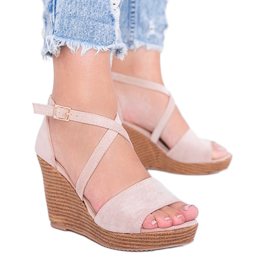 Lesly espadrille top platform sandal