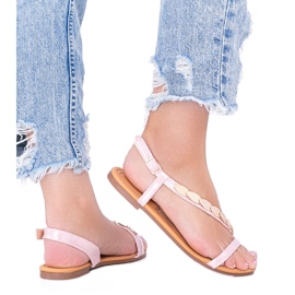 Pink Moon Women's Holographic Sandals