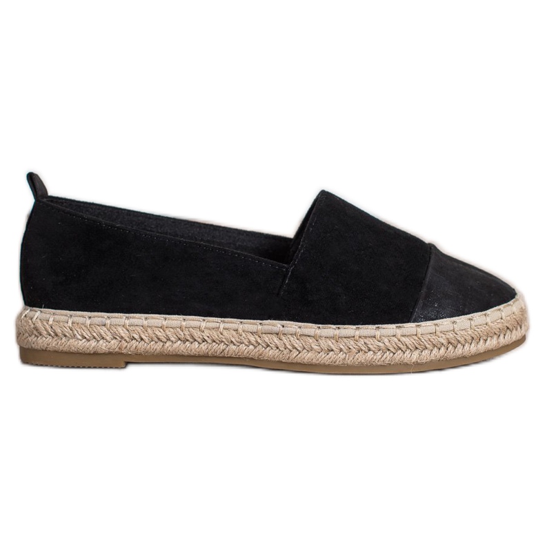 Bestelle Black Suede Espadrilles Bestelle Black Suede Espadrilles
