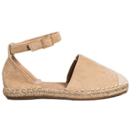 Small Swan Beige Espadrilles With Buckle Small Swan Beige Espadrilles With Buckle