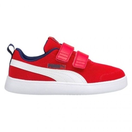 Puma Courtflex v2 Mesh V shoes 371758 06 red Puma Courtflex v2 Mesh V shoes 371758 06 red