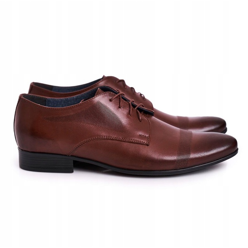 Bednarek Polish Shoes Men's Leather Slippers Bednarek 804 Dark Brown
