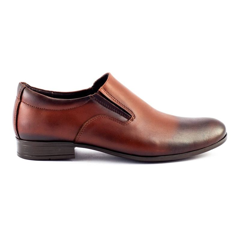 Olivier Men's formal, slip-on shoes 430 brown