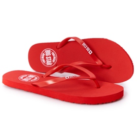 Women's flip-flops Big Star FF274A611 Red