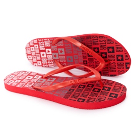 Women's Flip-flops Big Star FF274A305 Red