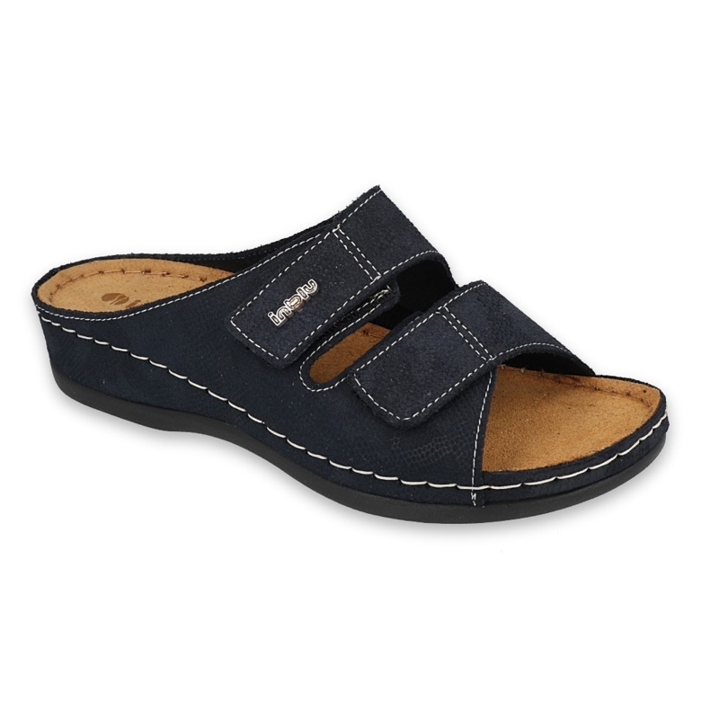 Inblu navy blue shoes women's shoes 158d177