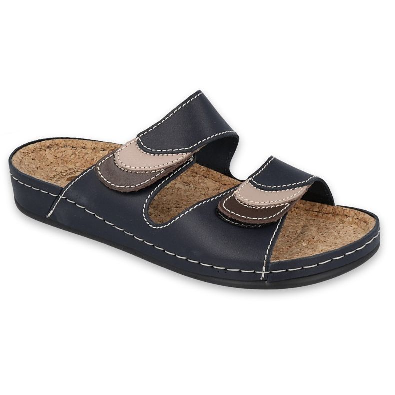 Inblu slippers women's shoes 158D173 navy blue