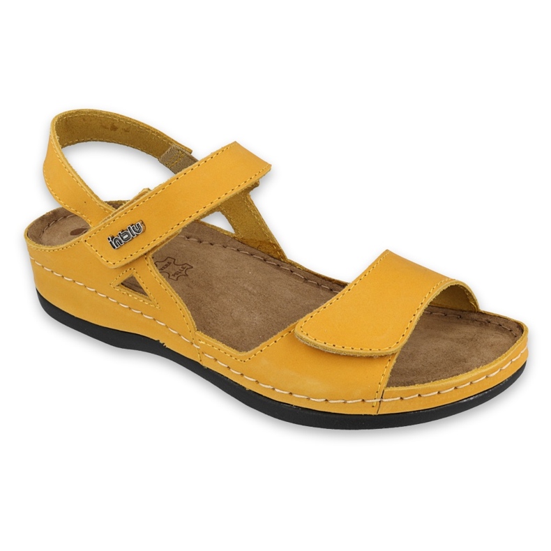 Inblu women's leather sandals 158d161 yellow Inblu women's leather sandals 158d161 yellow
