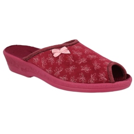 Befado women's slippers PU red 581d197