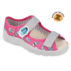 Befado children's shoes 869Y152 pink grey