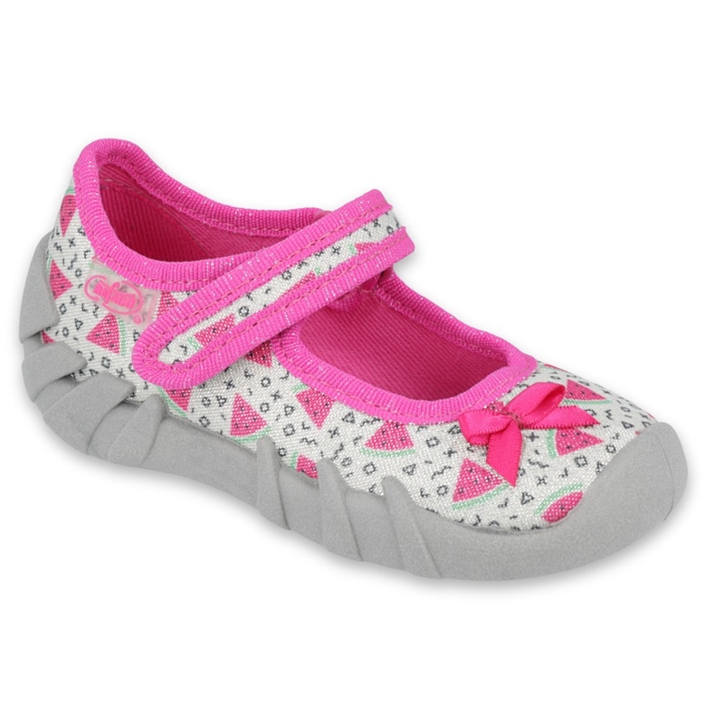 Befado children's shoes 109P216 pink grey
