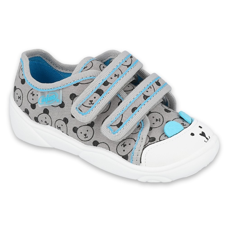 Befado children's shoes 907P129 black blue grey