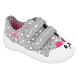 Befado children's shoes 907P130 grey Befado children's shoes 907P130 grey