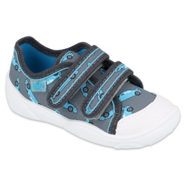 Befado children's shoes 907P132 blue grey Befado children's shoes 907P132 blue grey