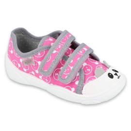 Befado children's shoes 907P131 pink grey