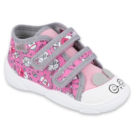 Befado children's shoes 212P070 pink grey Befado children's shoes 212P070 pink grey
