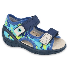 Befado children's shoes pu 065P156 navy blue blue
