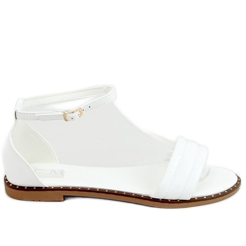 White 55-93 White ankle sandals White 55-93 White ankle sandals