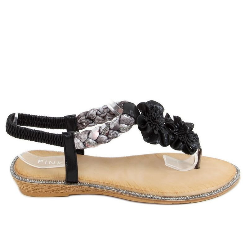 Black sandals JN11-11 Black