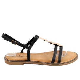 Black women's sandals N-101 Black Black women's sandals N-101 Black