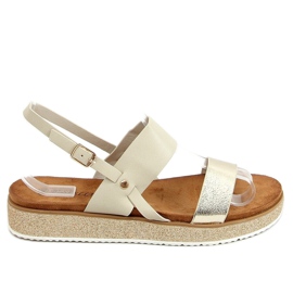 Women's beige sandals 100-138SA-1 Beige Women's beige sandals 100-138SA-1 Beige