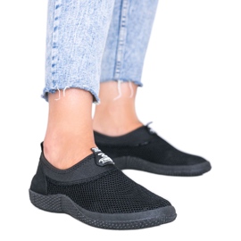 Black Milly sports sneakers