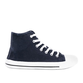 Men's navy blue sneakers Gin ankle Men's navy blue sneakers Gin ankle