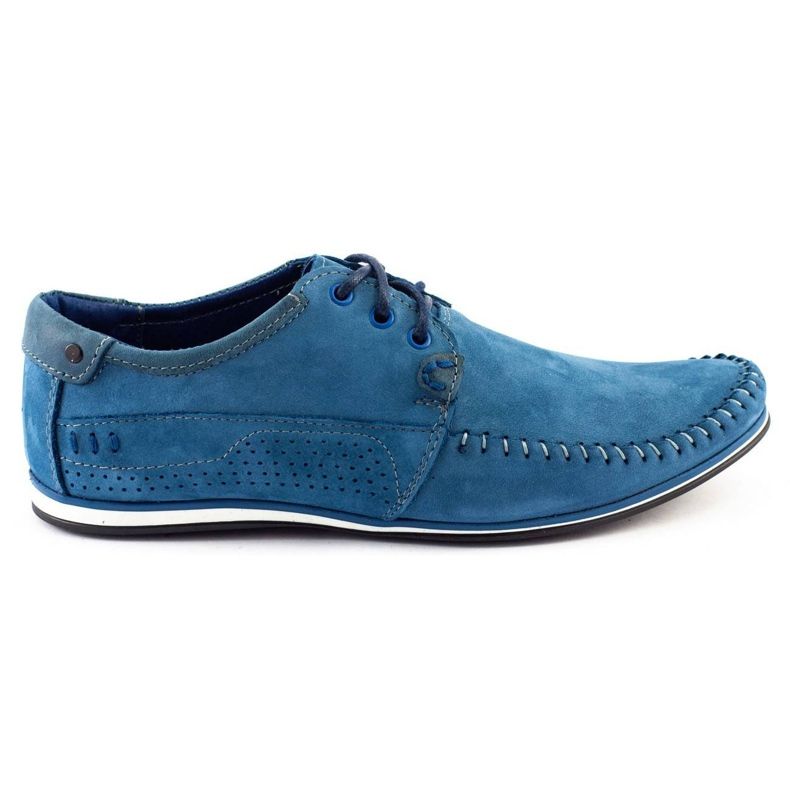 KOMODO Shoes Men's moccasins 875 blue