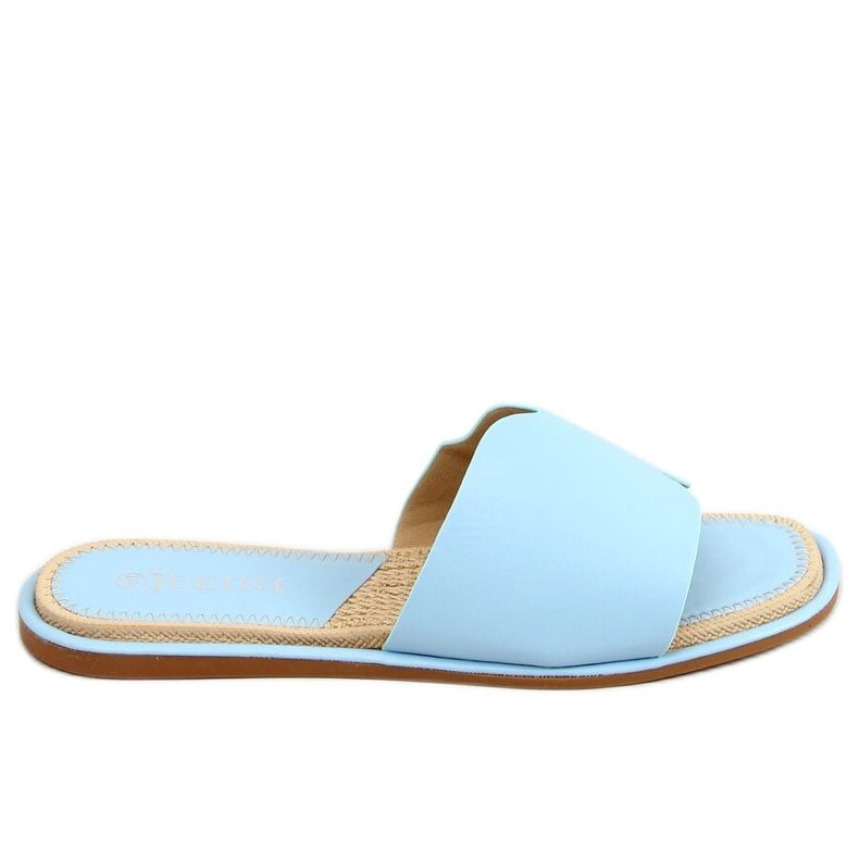 Blue women's blue slippers 395 Blue