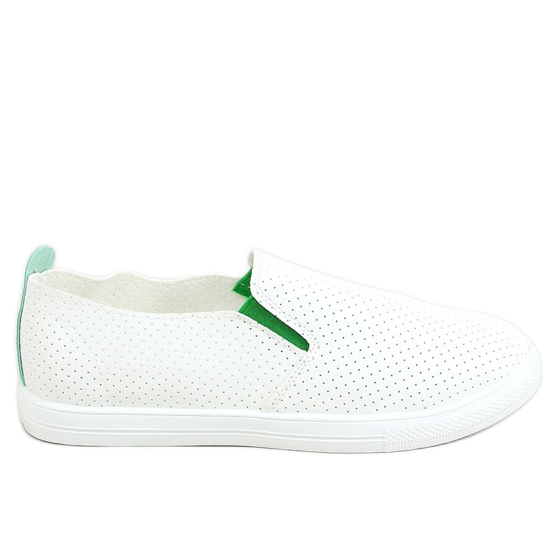 Sneakers slip-on white LA45 Green