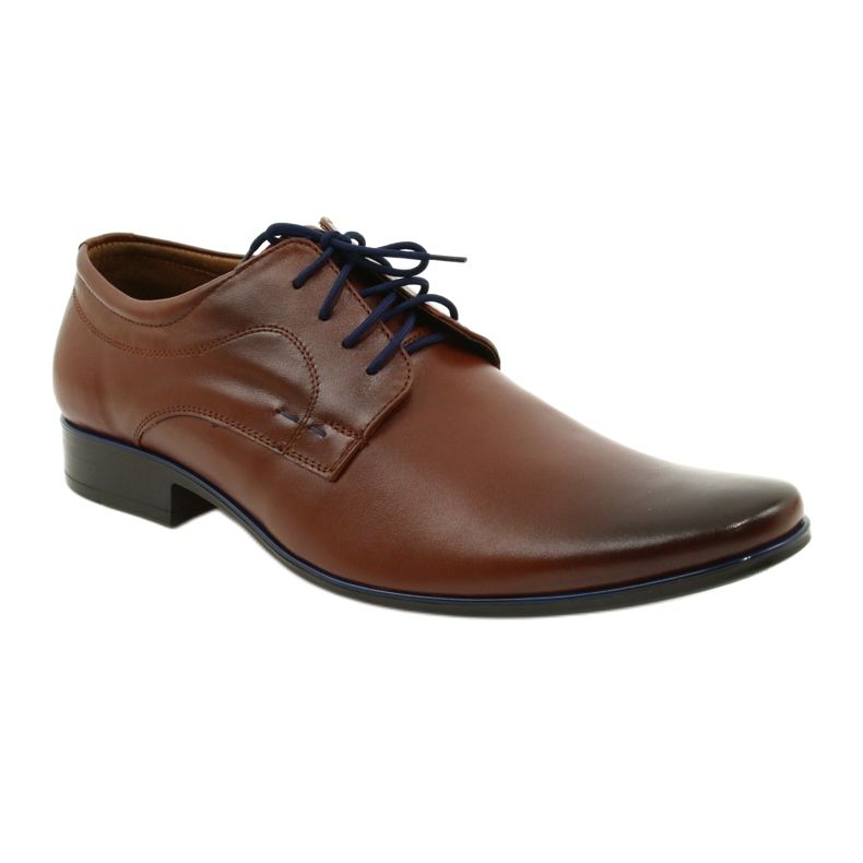 Olivier Men's leather shoes 277 brown