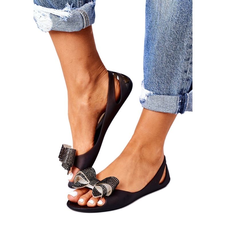 Rubber Ballerinas Meliski Lu Boo Black