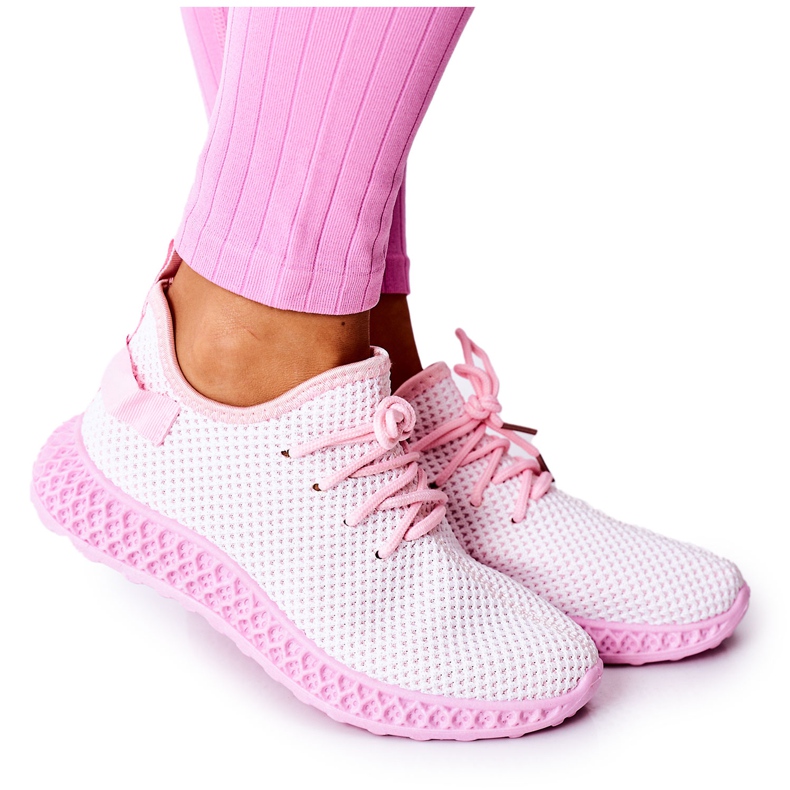 PS1 Women's Sport Shoes Slip-on Light Pink Run Away
