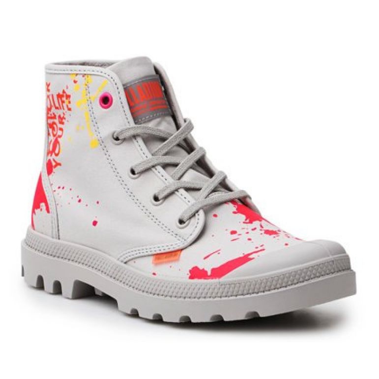 Shoes Palladium Hi Explore Moon Gray Pampa W 77051-019-M grey Shoes Palladium Hi Explore Moon Gray Pampa W 77051-019-M grey