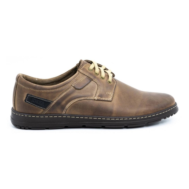 Joker Men's leather shoes 536J brown