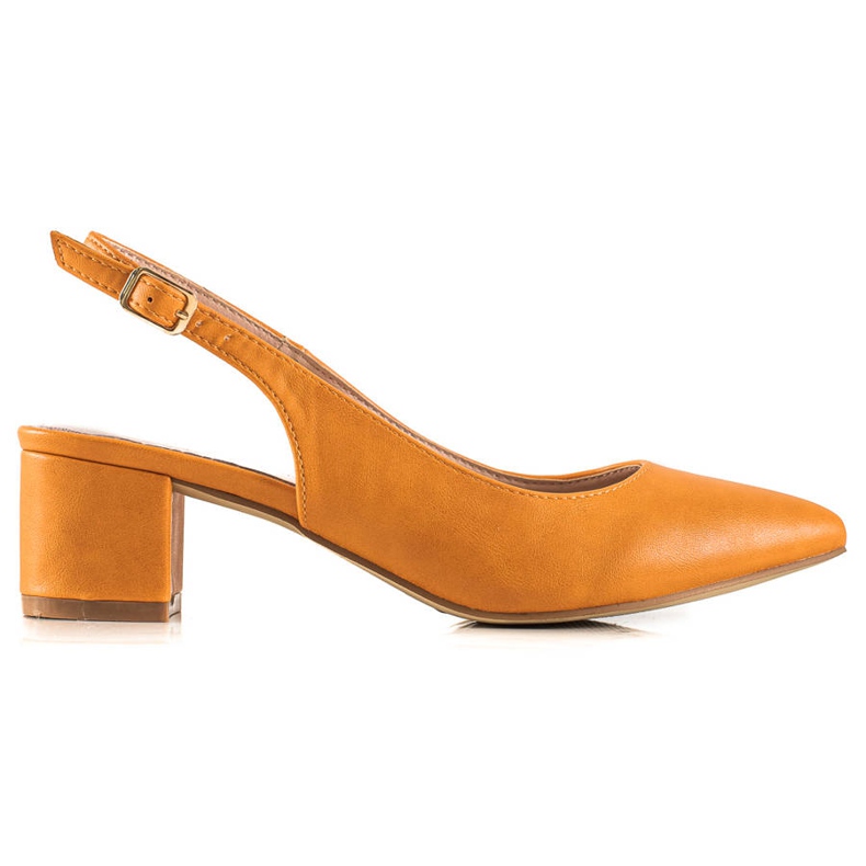 Goodin Mustard Pumps With Eco Leather yellow
