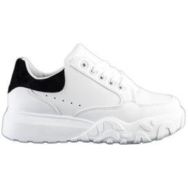 SHELOVET Fashionable White Sneakers