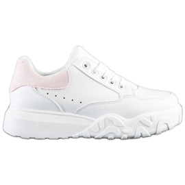 SHELOVET Fashionable White Sneakers