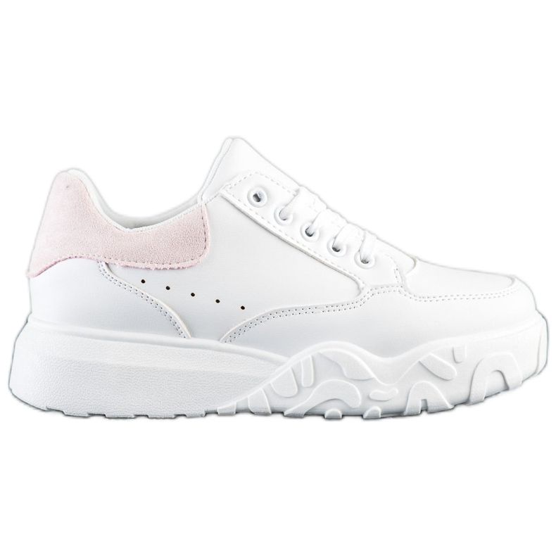 SHELOVET Fashionable White Sneakers